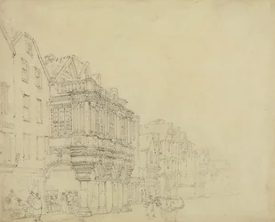 The Guildhall, Exeter, ca 1797 (grafit på papper)